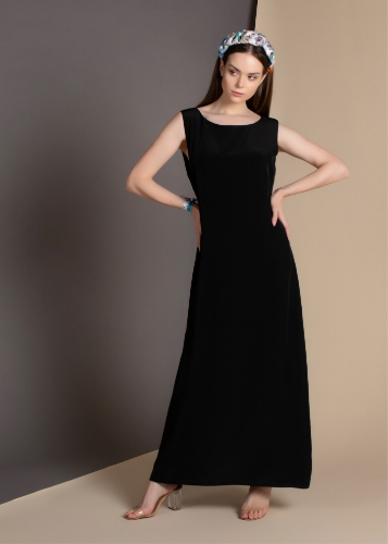 صورة فستان العباية (أسود)