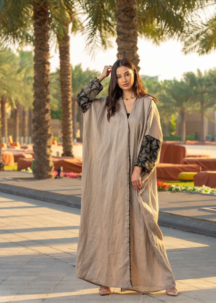 Linen abayas hot sale