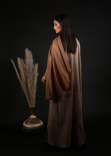 Picture of Z Suede scarf abaya