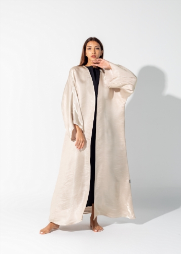 Picture of Beige organza abaya