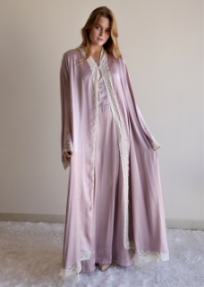 Picture of Pink Silk Nightgown