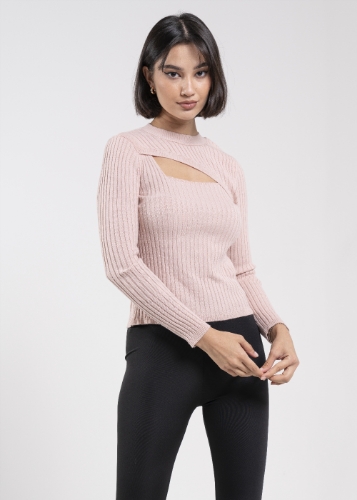 Picture of Pink Top with cut 